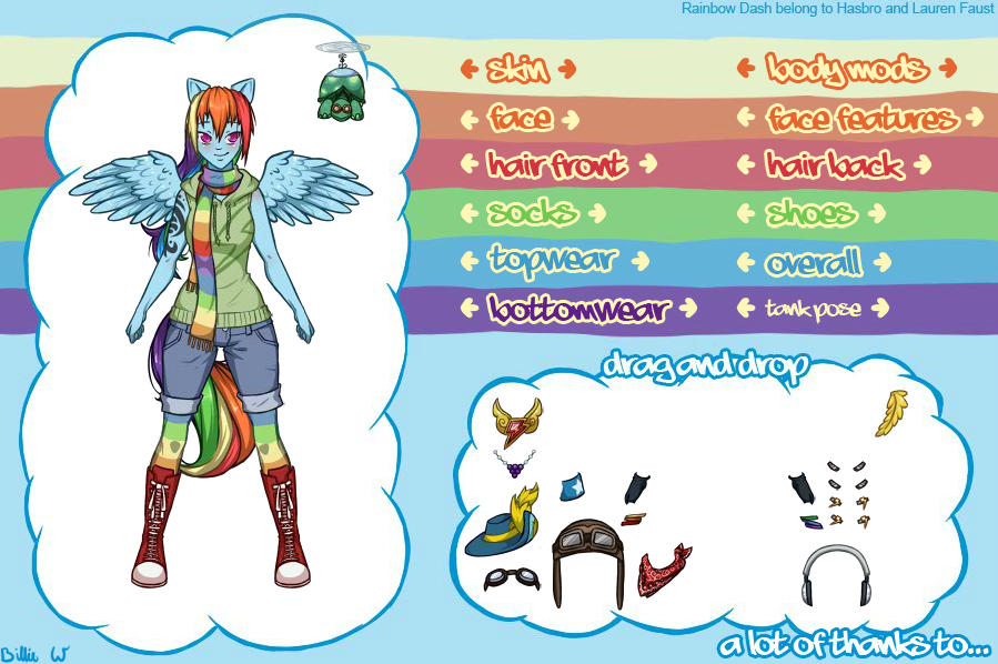 Rainbow Dash Game
