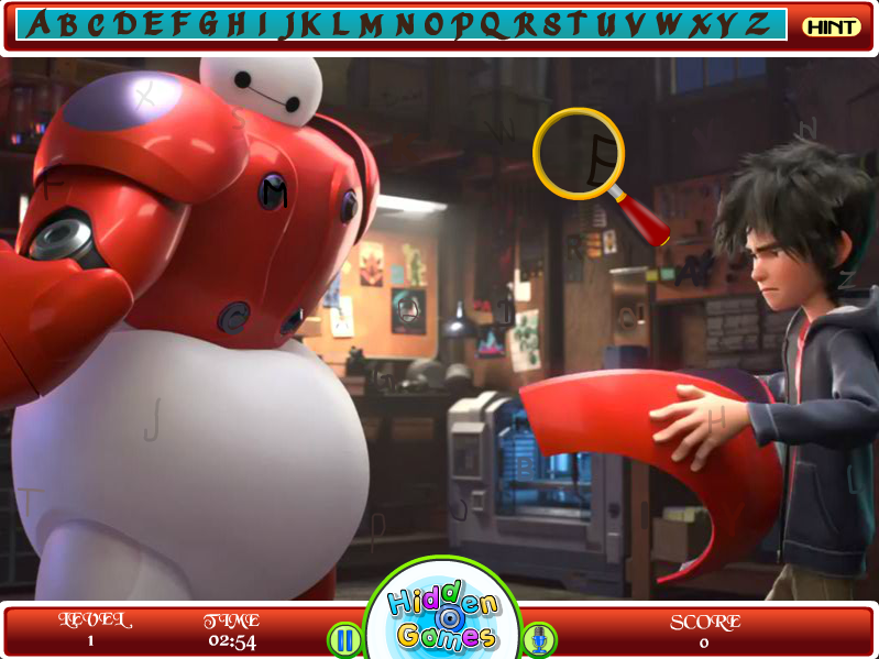 Big Hero 6 Hidden Alphabets