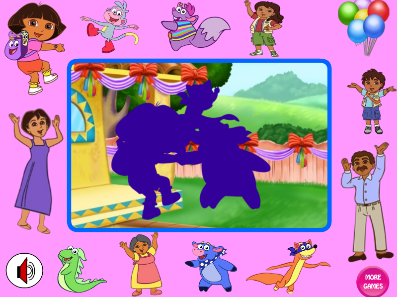 Dora Shadow Puzzle