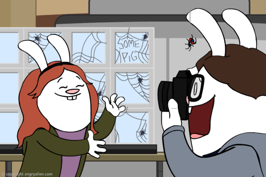 Spiderman 1 and 2 in 30 Seconds (and Re-Enacted by Bunnies)