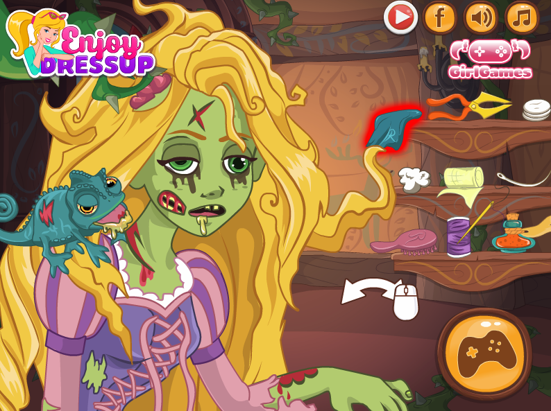 Rapunzel Zombie Curse