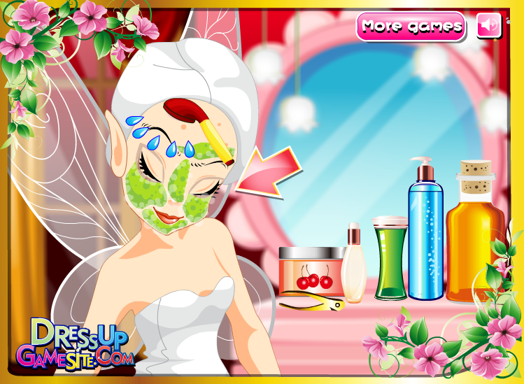 Tinker Bell Facial Makeover