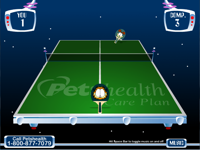 Garfield’s Ping Pong