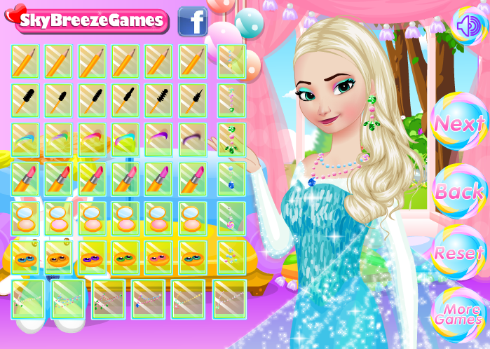 Elsa's Candy Makeup