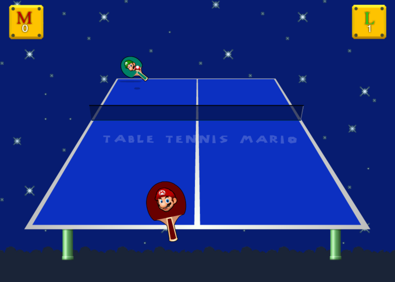 Table Tennis Mario