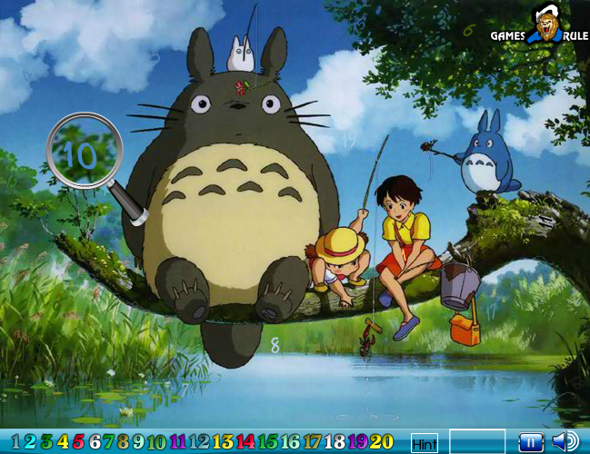 Hidden Numbers: My Neighbour Totoro