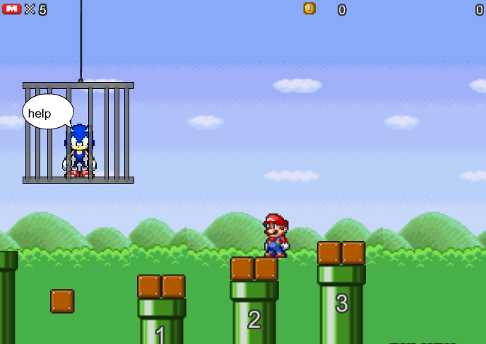 Super Mario: Save Sonic