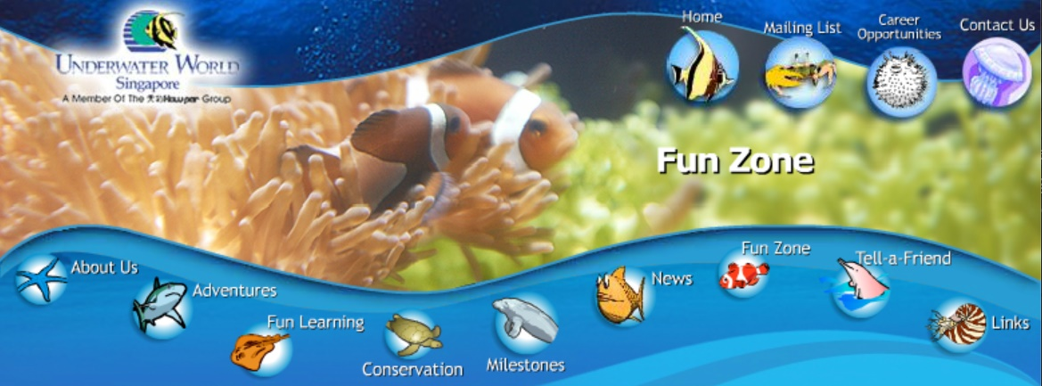 Underwater World Singapore Fun Zone Banner