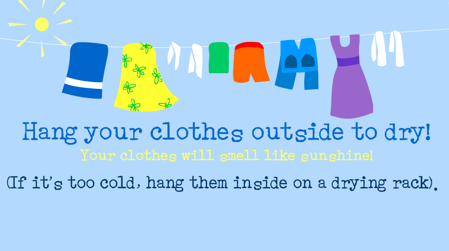 Earth Tips 1: Air Dry your Laundry!