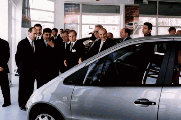 Մերսեդես-Բենց համալիրի պաշտոնական բացումը