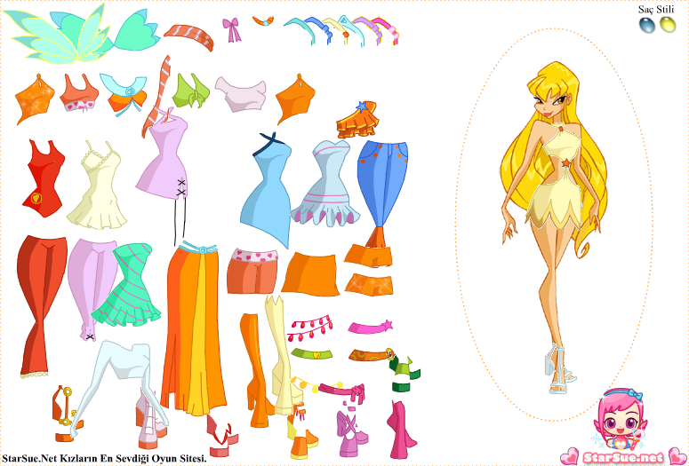 Winx Stella Dressup