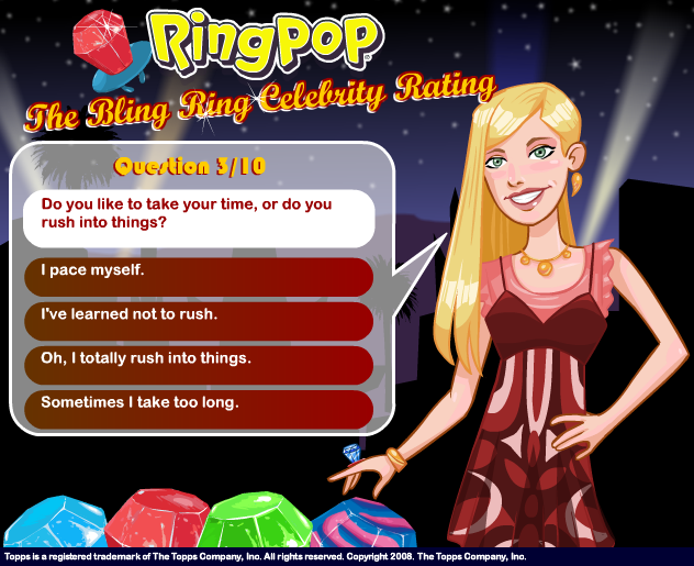 RingPop: The Bling Ring Celebrity Rating