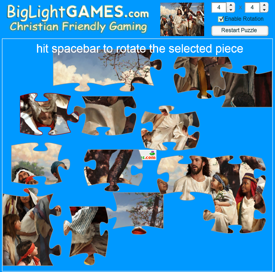 Sermon on the Mount Jigsaw Puzzle