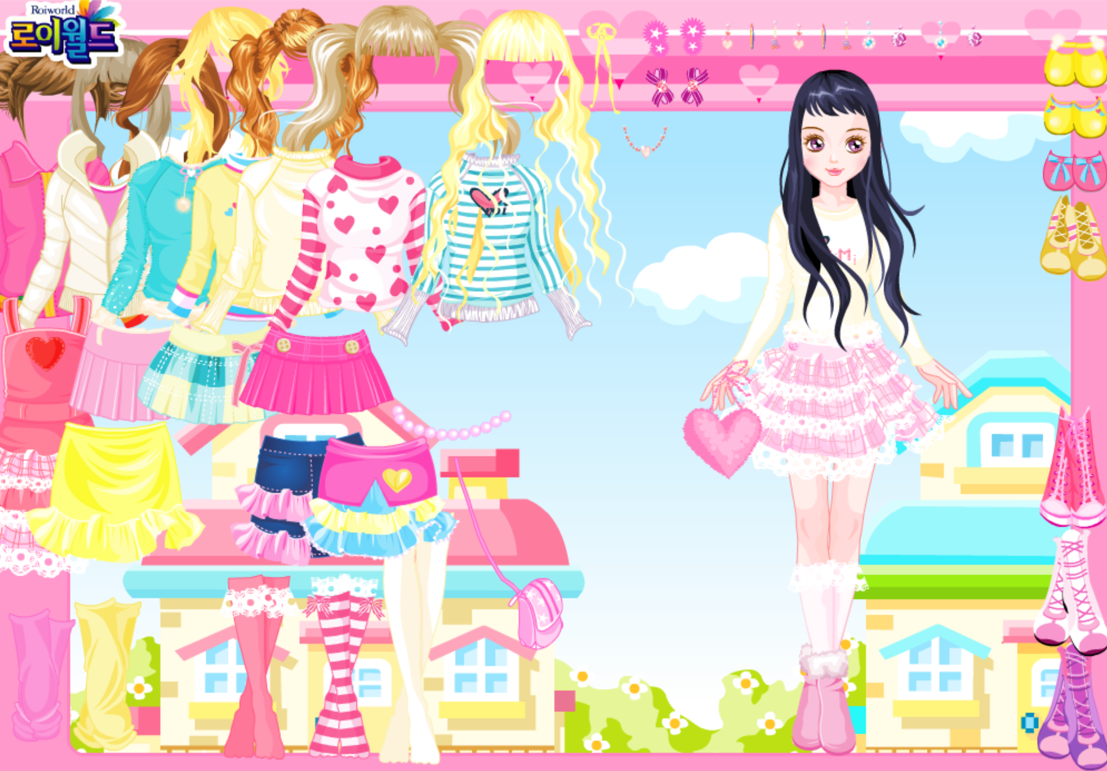 Roiworld Pink Frills Dressup