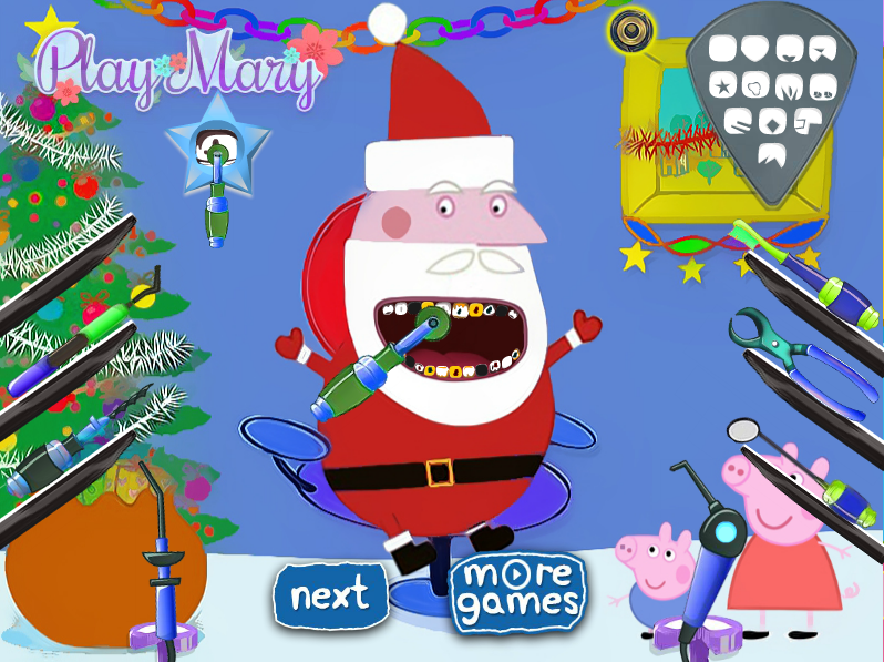 Peppa's Santa Dental Care