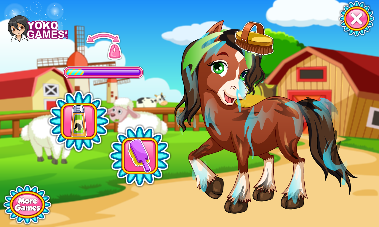 Horse Makeover Hair Salon 2