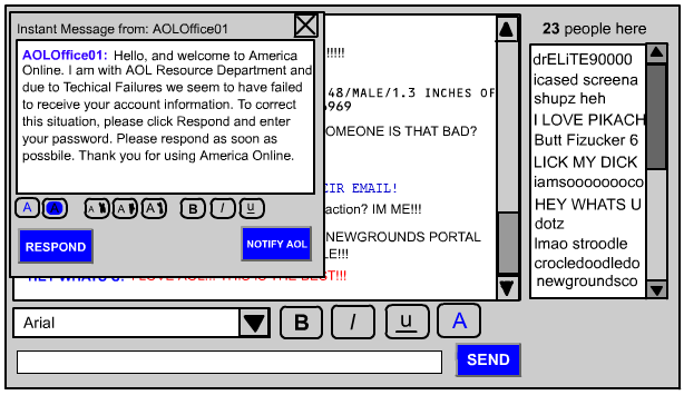 AOL Chat simulator