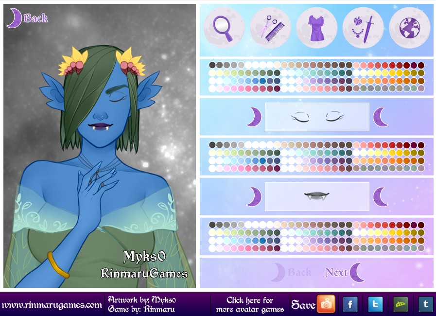 Moon Elf Avatar Creator