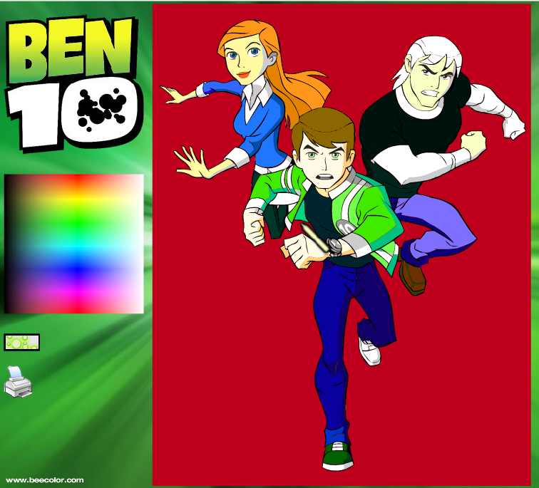 Coloring Ben 10