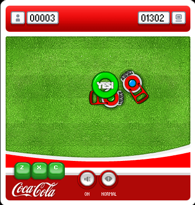 Coca-Cola Lawnmower