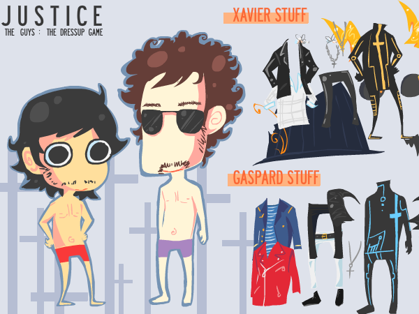 JUSTICE: The Guys: The Dressup Game