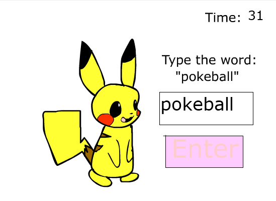 Pikachu's Typing Frenzy