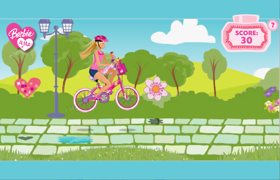 Barbie & Me Bike Game!