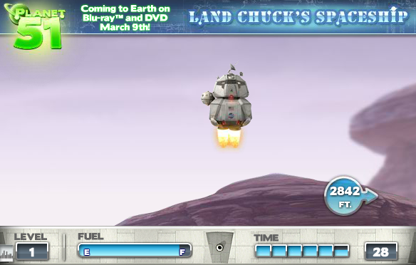 Planet 51: Land Chuck's Spaceship