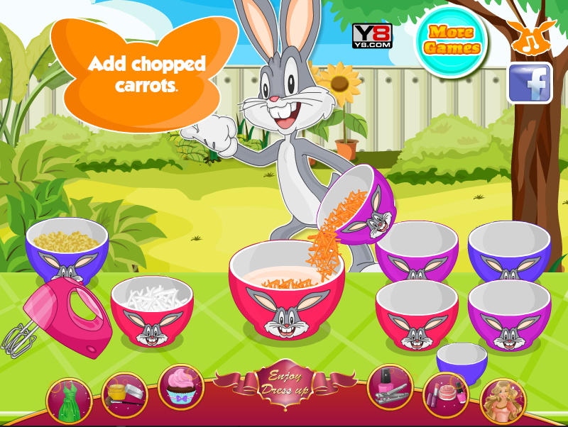 Bugs Bunny Carrot Cakes