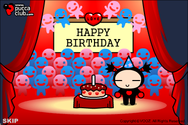 Pucca - Happy Birthday E-Card