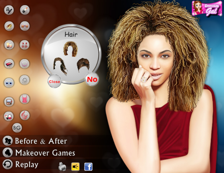 Beyonce Knowles Makeover