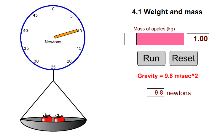 Weight and Mass