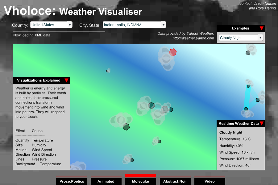 Vholoce: Weather Visualizer