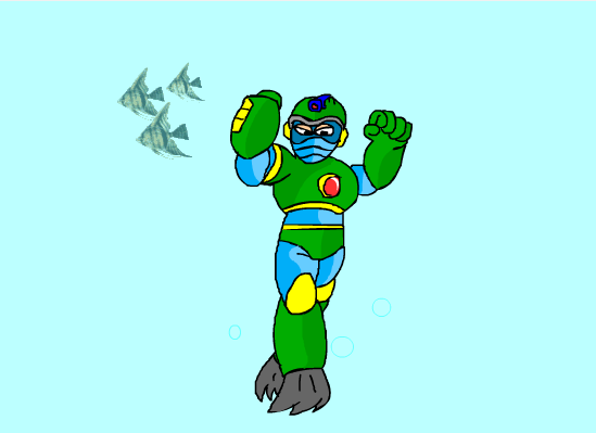 Megaman vs Bubbleman