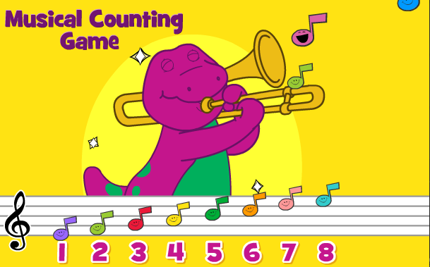 Barney's Musical Counting Game