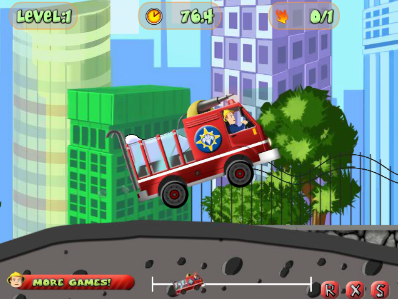 Fire Man Sam's Fire Truck