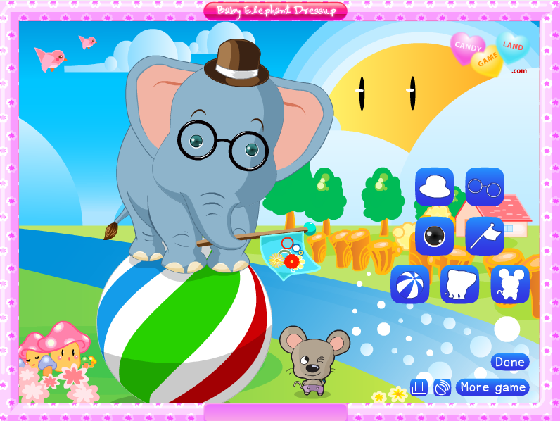 Baby Elephant Dressup