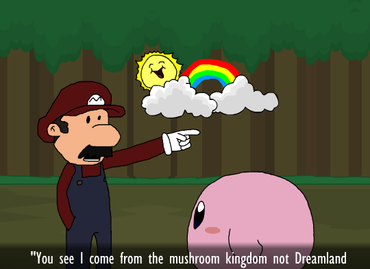 Mario Meets Kirby