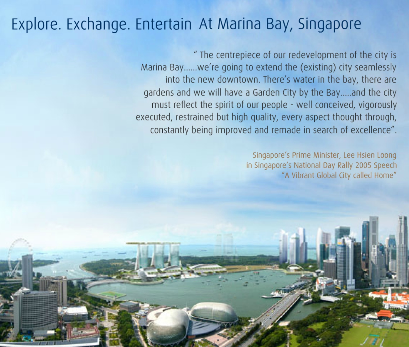 Marina Bay 2005 Website Index Intro (Singapore)