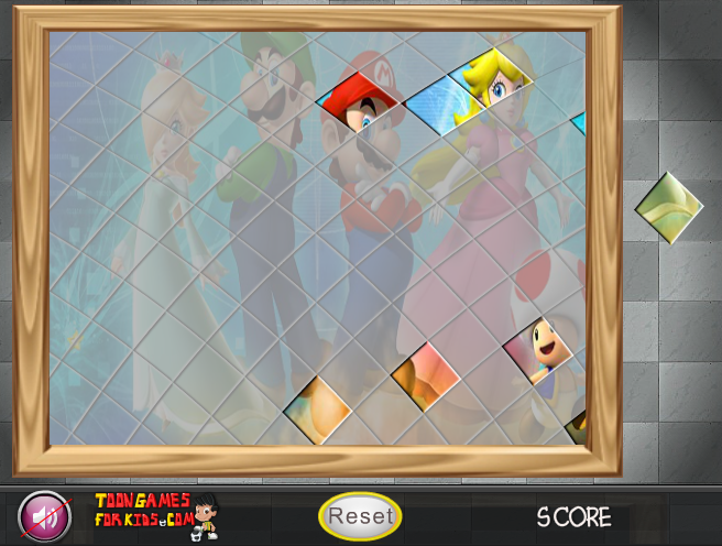 Sort My Tiles Mario Luigi Rosalina Peach