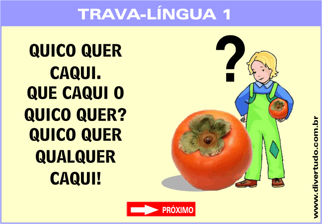 O que são trava-línguas?