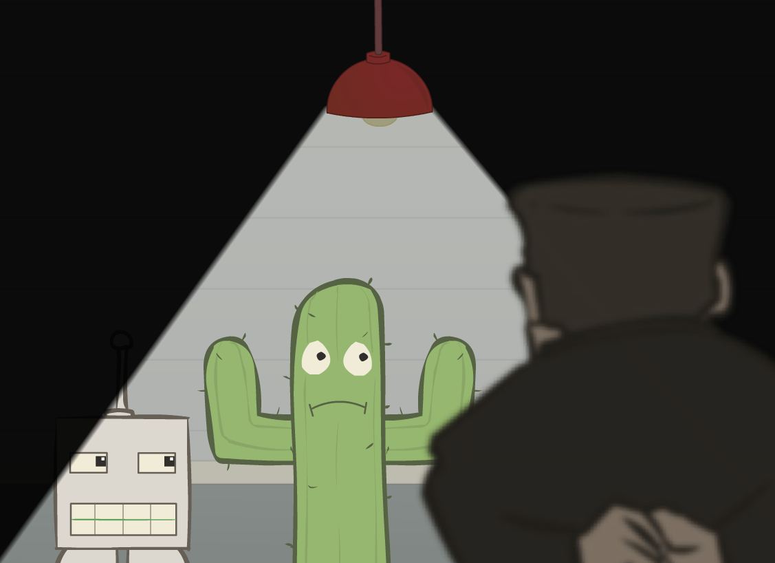 Robotbox & Cactus - Episode 32: Interrogation, Tire