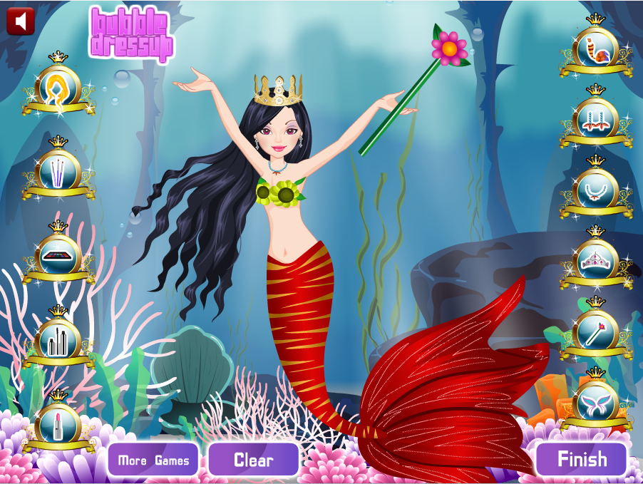 Mermaid Girl Dressup