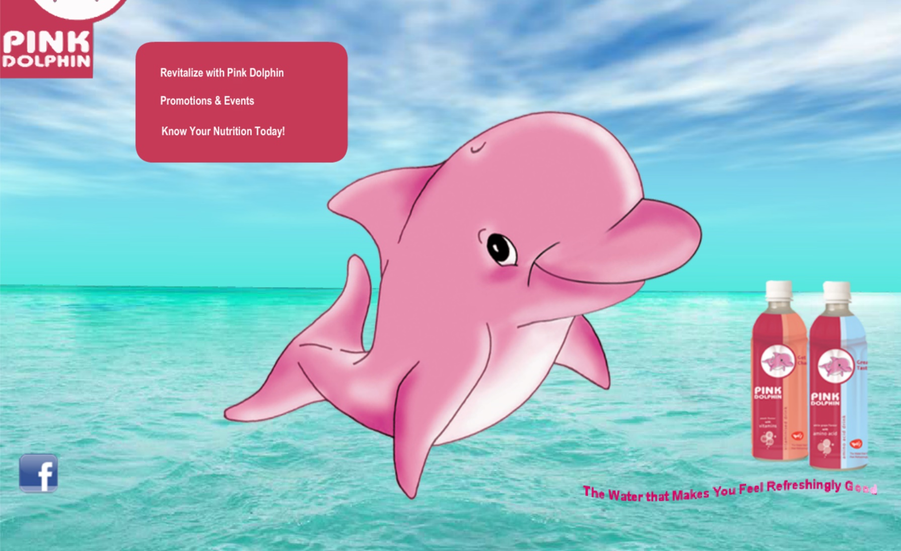 Yeo's: Pink Dolphin Website Banner (Singapore)