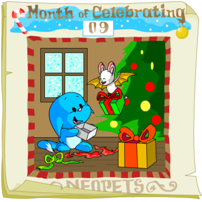 Neopets Advent Calendar 2001: Day 09