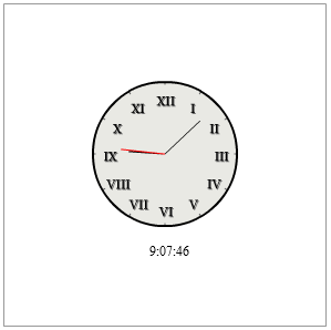 Analog And Digital Clock