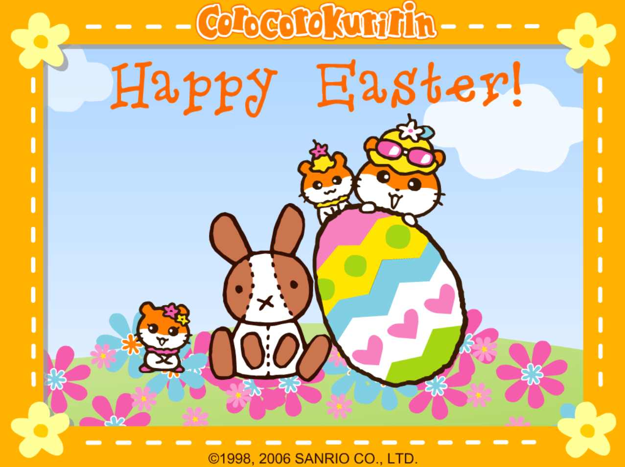 SanrioTown: Corocorokuririn Easter Greeting