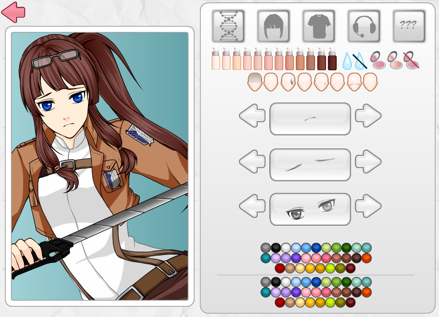 SNK Cosplayer Dress Up Game