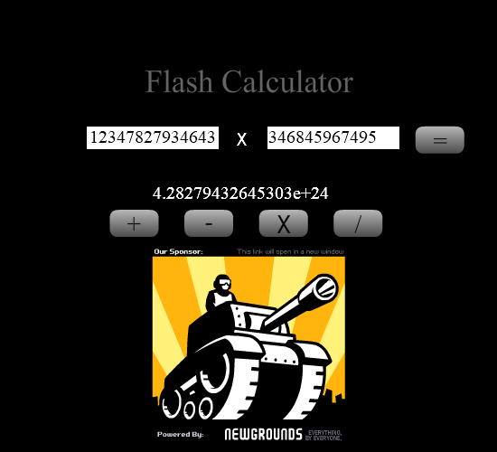 Another Flash Calculator