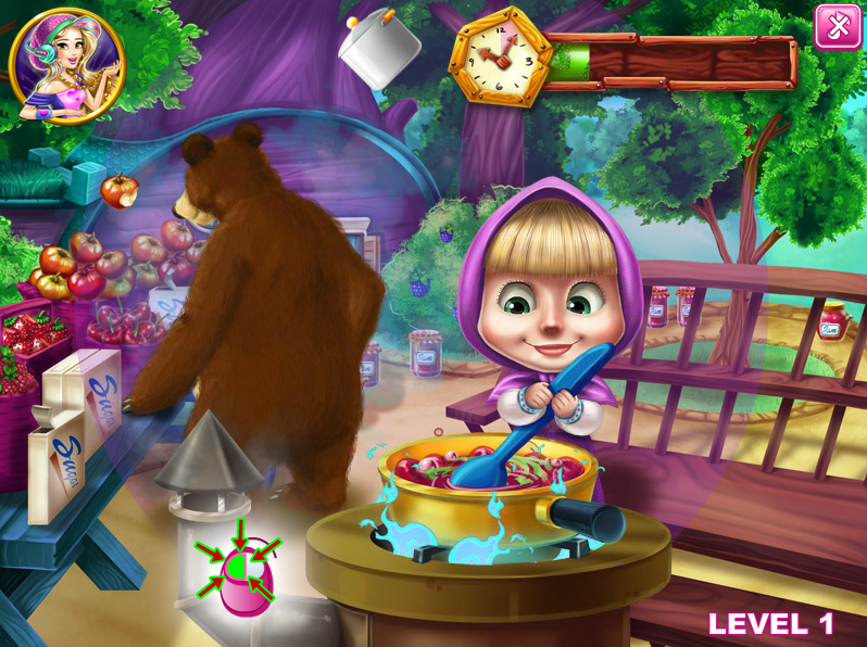 Masha & Bear Kitchen Mischief